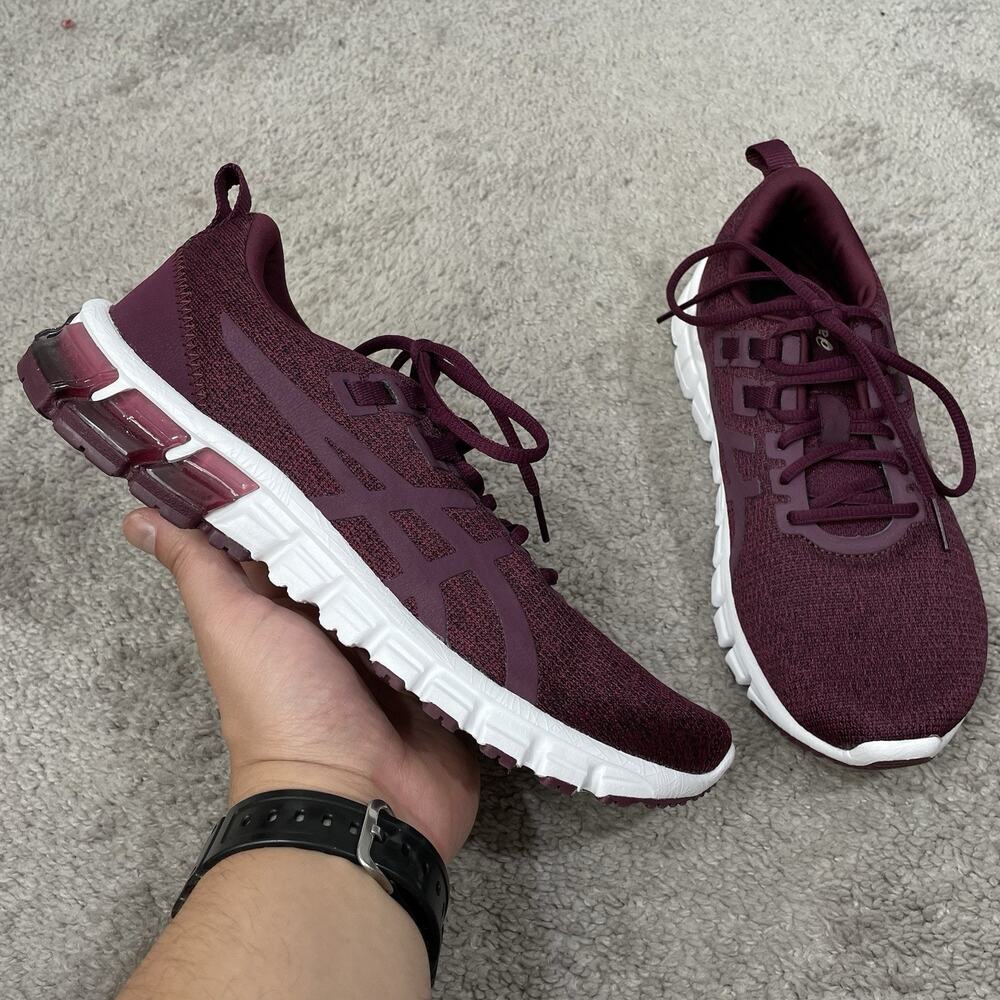 NEW Asics Gel Quantum 90 Running Shoes Women's Size 8 Burgundy & White